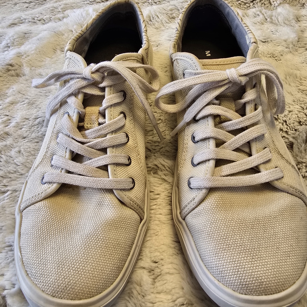 Merrell Beige Canvas Lightweight Comfort Lace Up Sneakers Womens 8